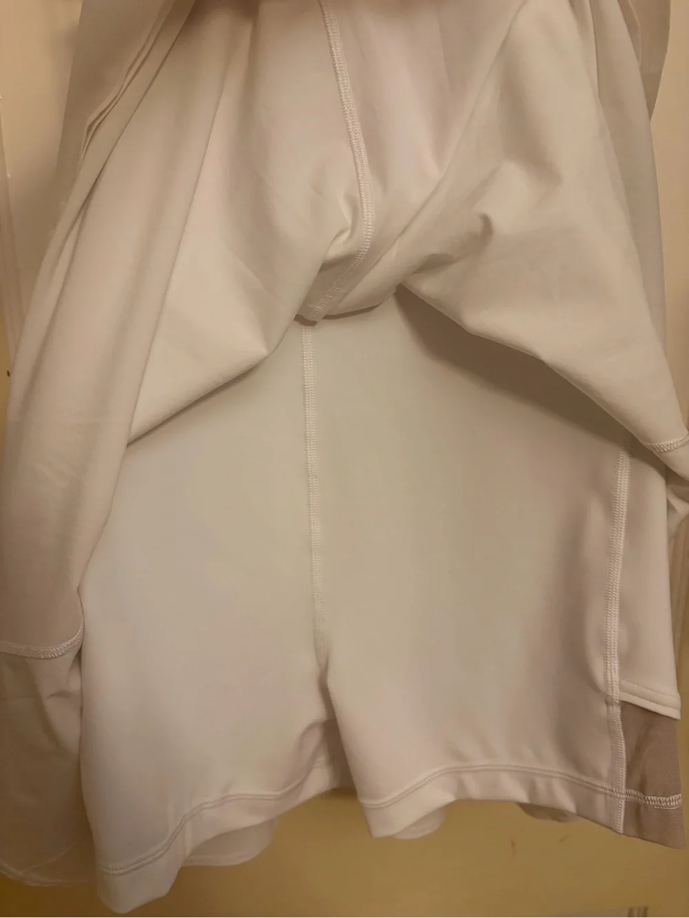lululemon athletica White Sleeveless Fit-and-Flare Tennis Dress